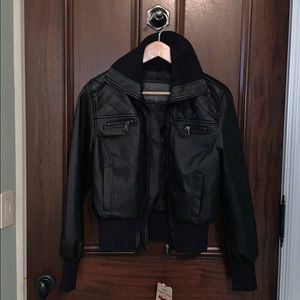 NWT Jacket, Ci Sono Vegan Leather